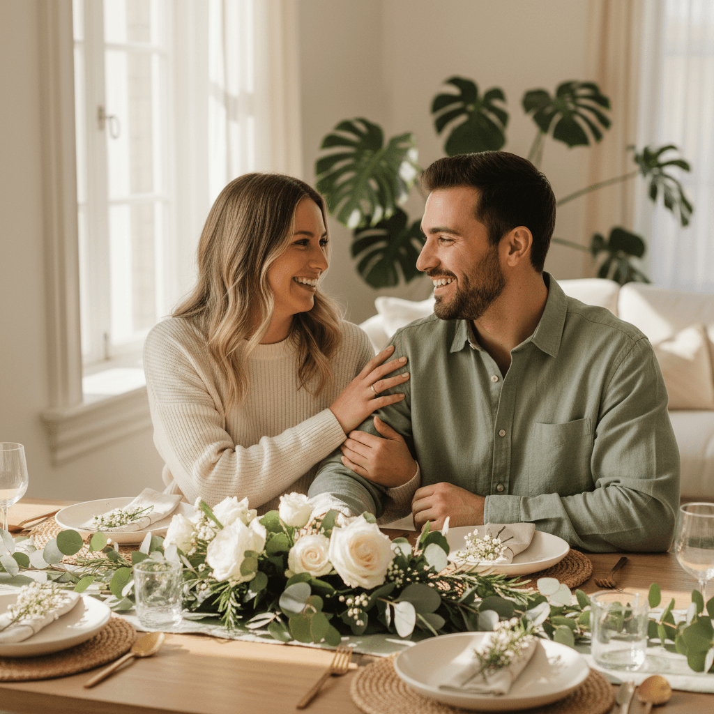 Couple expressing gratitude and appreciation for each other