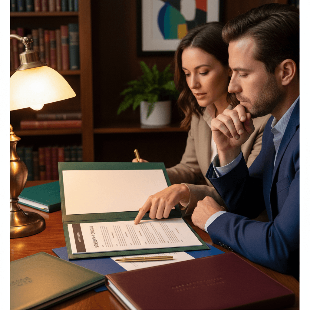 Couple reviewing personalized emotional assessment and insights together